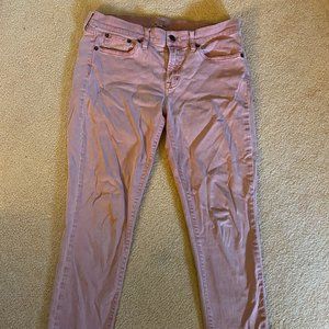 Pink J. Crew jeans